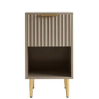 Velin Sheesham Wood 1-Drawer Nightstand | Mamta Handicraft