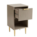 Velin Sheesham Wood 1-Drawer Nightstand | Mamta Handicraft