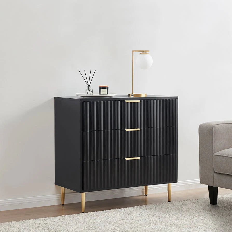 Velin Sheesham Wood 3-Drawer Chest | Mamta Handicraft