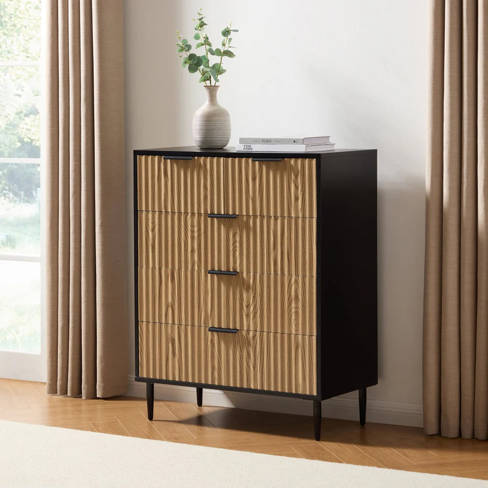 Velin Sheesham Wood 5-Drawer Chest | Mamta Handicraft