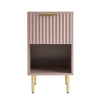 Velin Sheesham Wood 1-Drawer Nightstand | Mamta Handicraft
