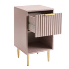 Velin Sheesham Wood 1-Drawer Nightstand | Mamta Handicraft