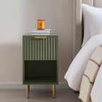 Velin Sheesham Wood 1-Drawer Nightstand | Mamta Handicraft