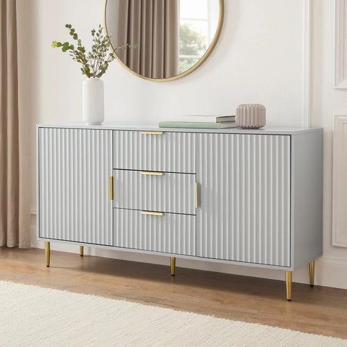 {"alt" => "Evie Sideboard with Drawers - Black"}