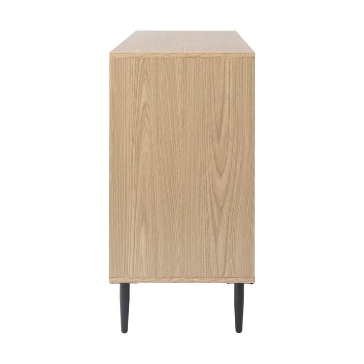 Evie Sideboard with Drawers - Black