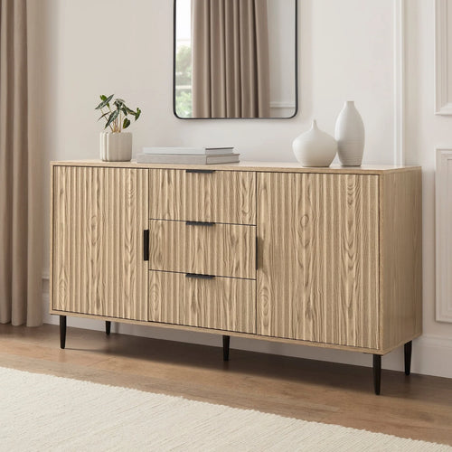 {"alt" => "Evie Sideboard with Drawers - Black"}