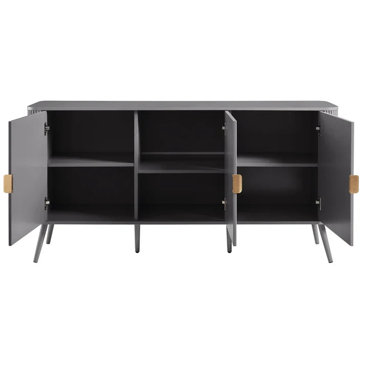 Selin Solid Wood 3-Door Sideboard | Mamta Handicraft