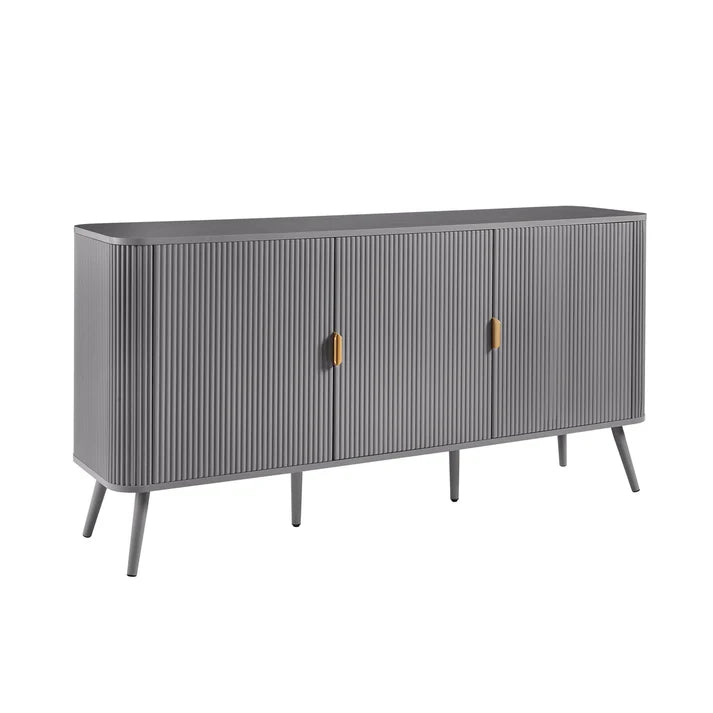 Selin Solid Wood 3-Door Sideboard | Mamta Handicraft