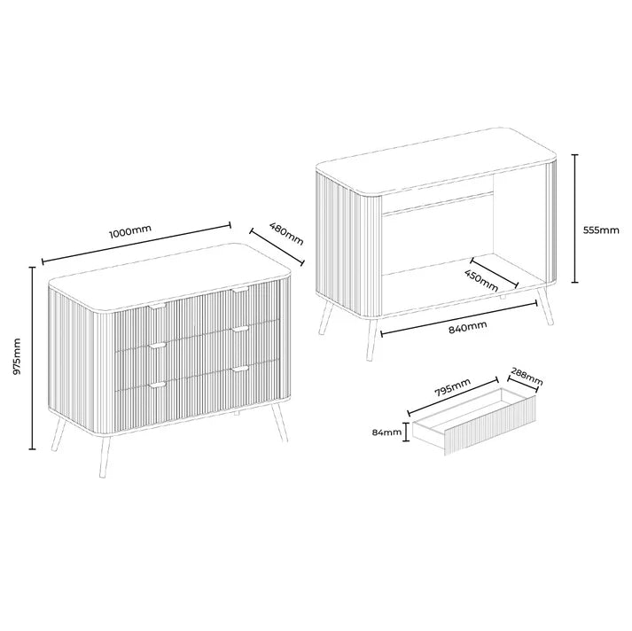 Selin Solid Wood 3-Drawer Large Chest | Mamta Handicraft