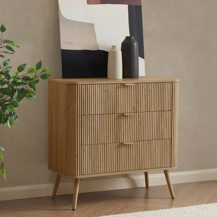 Selin Solid Wood 3-Drawer Small Chest | Mamta Handicraft