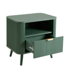 Selin Solid Wood 2-Drawer Bedside Table | Mamta Handicraft
