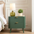 Selin Solid Wood 2-Drawer Bedside Table | Mamta Handicraft