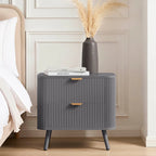 Selin Solid Wood 2-Drawer Bedside Table | Mamta Handicraft