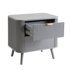Selin Solid Wood 2-Drawer Bedside Table | Mamta Handicraft