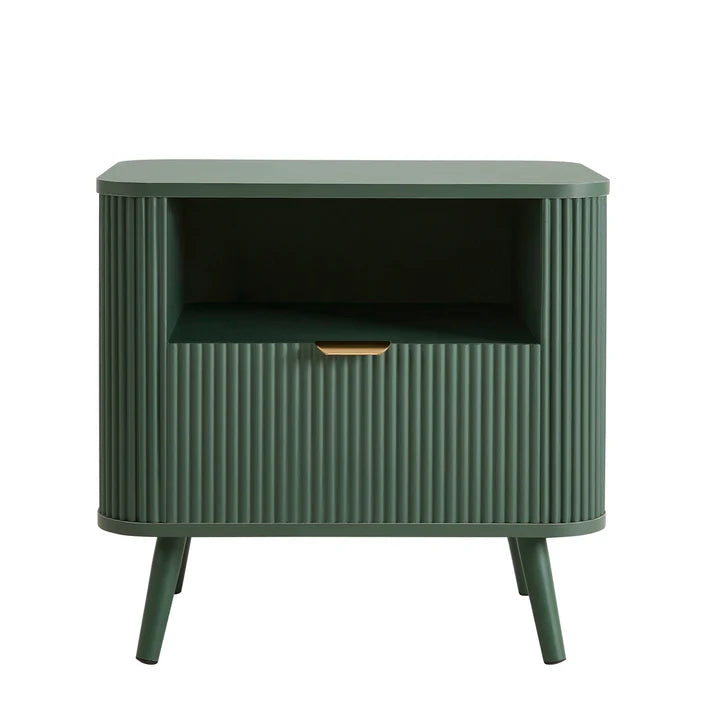 Selin Solid Wood 1-Drawer Nightstand | Mamta Handicraft