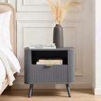 Selin Solid Wood 1-Drawer Nightstand | Mamta Handicraft