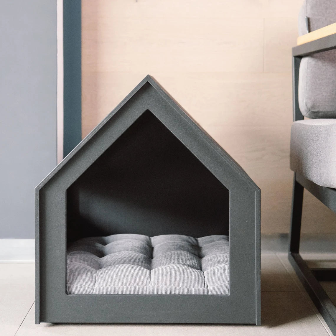 Minimalist dog and cat house Petso with all over painting/dog bed/cat bed/cat house/pet furniture/dog pillow/cat pillow/indoor dog house
