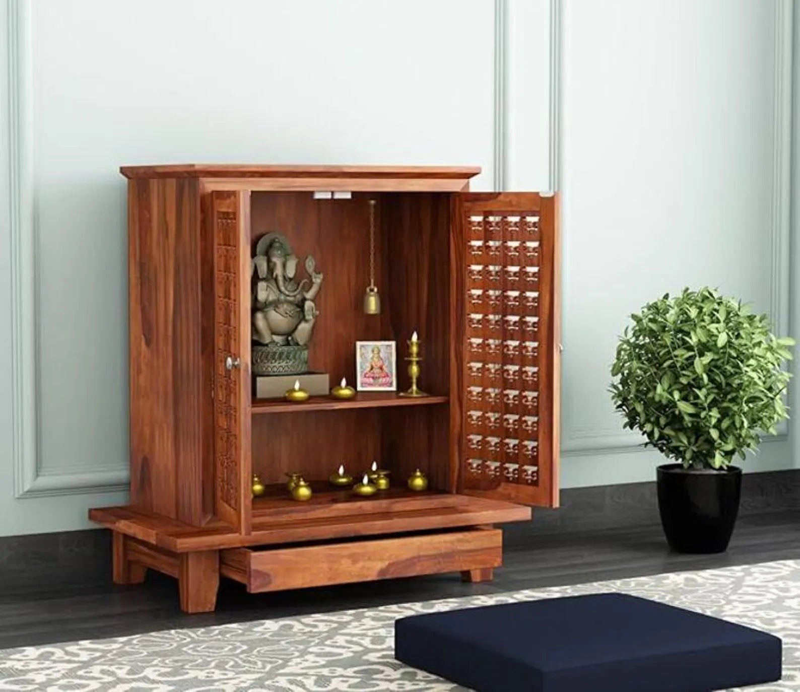 Kashi Heritage Solid Wood Home Temple