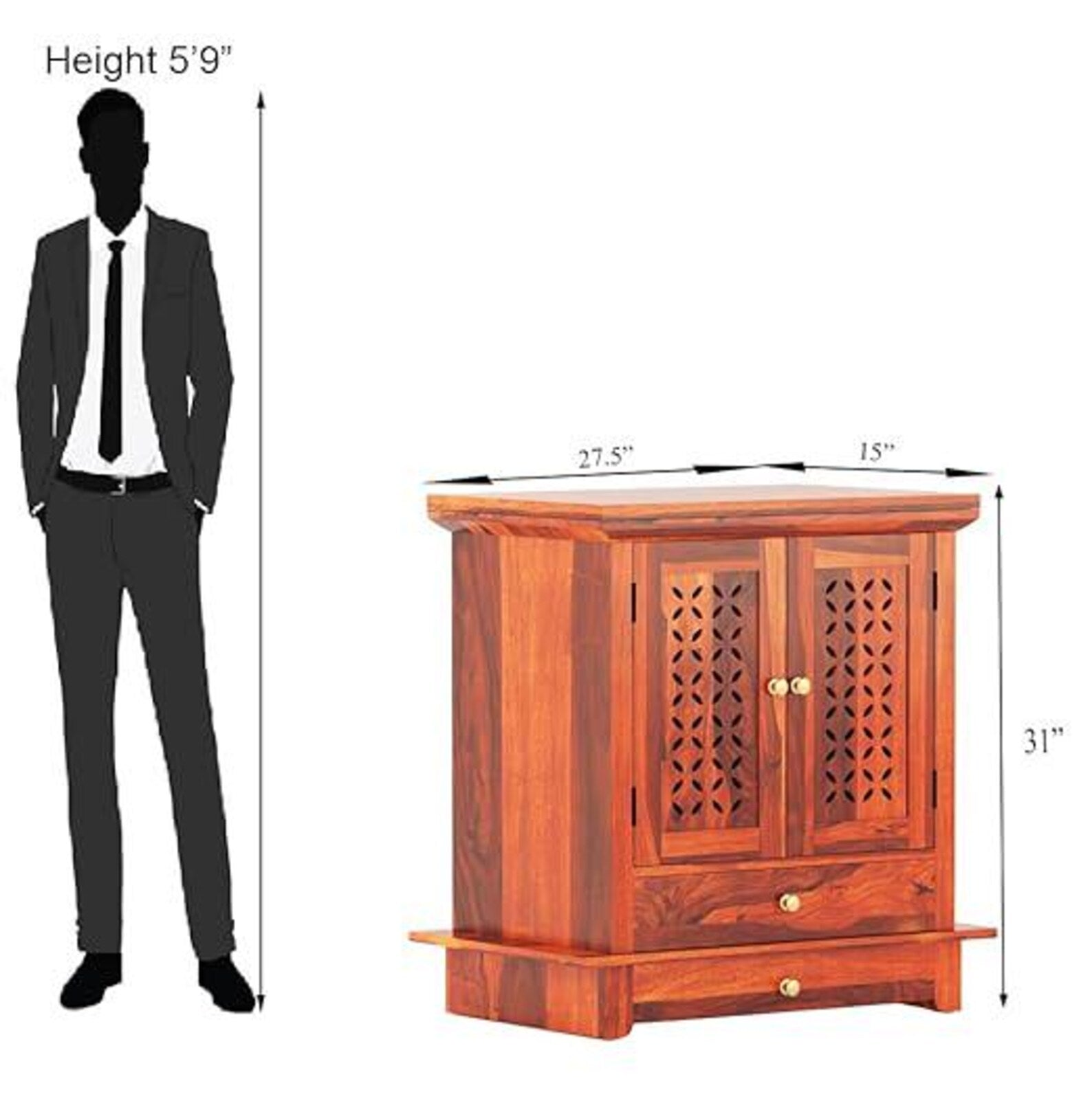 Kashi Heritage Solid Wood Home Temple