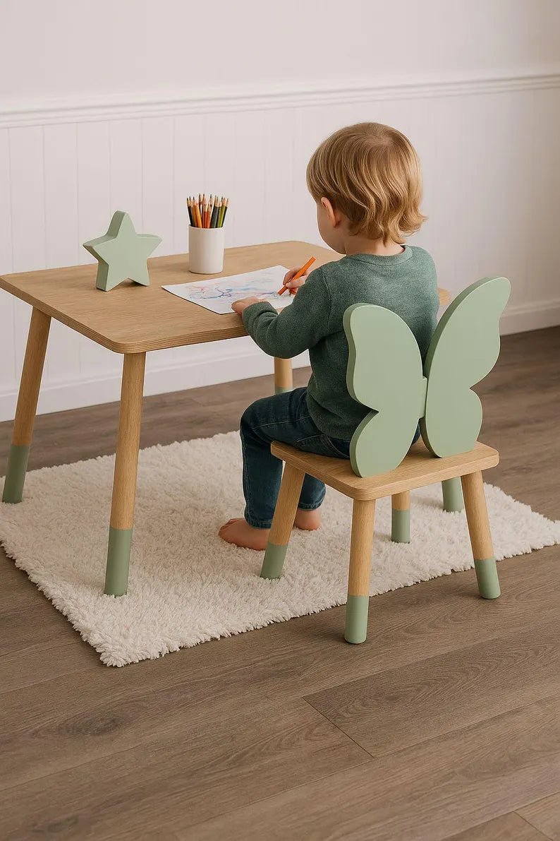 Butterfly Kids Chair and Table