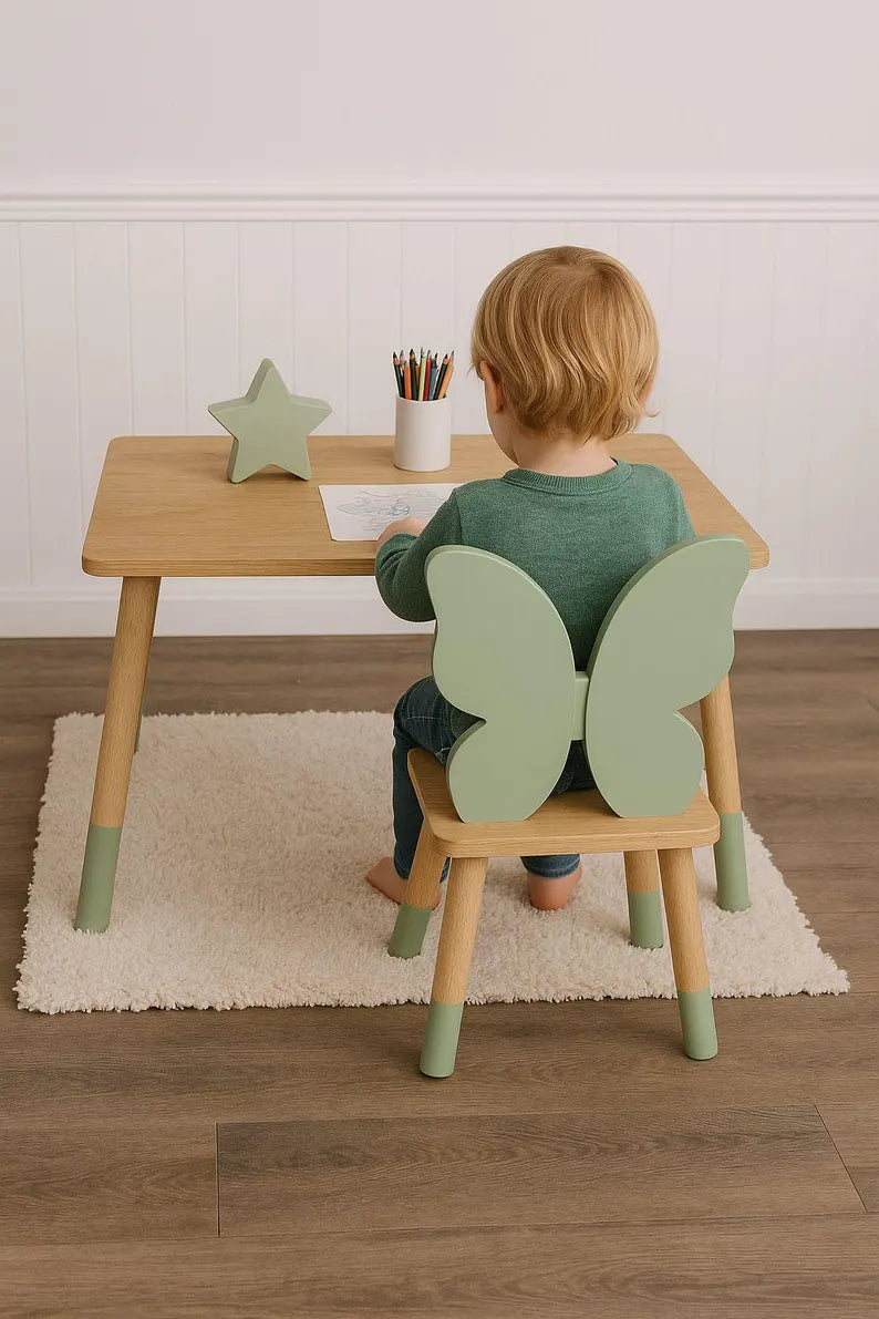 Butterfly Kids Chair and Table