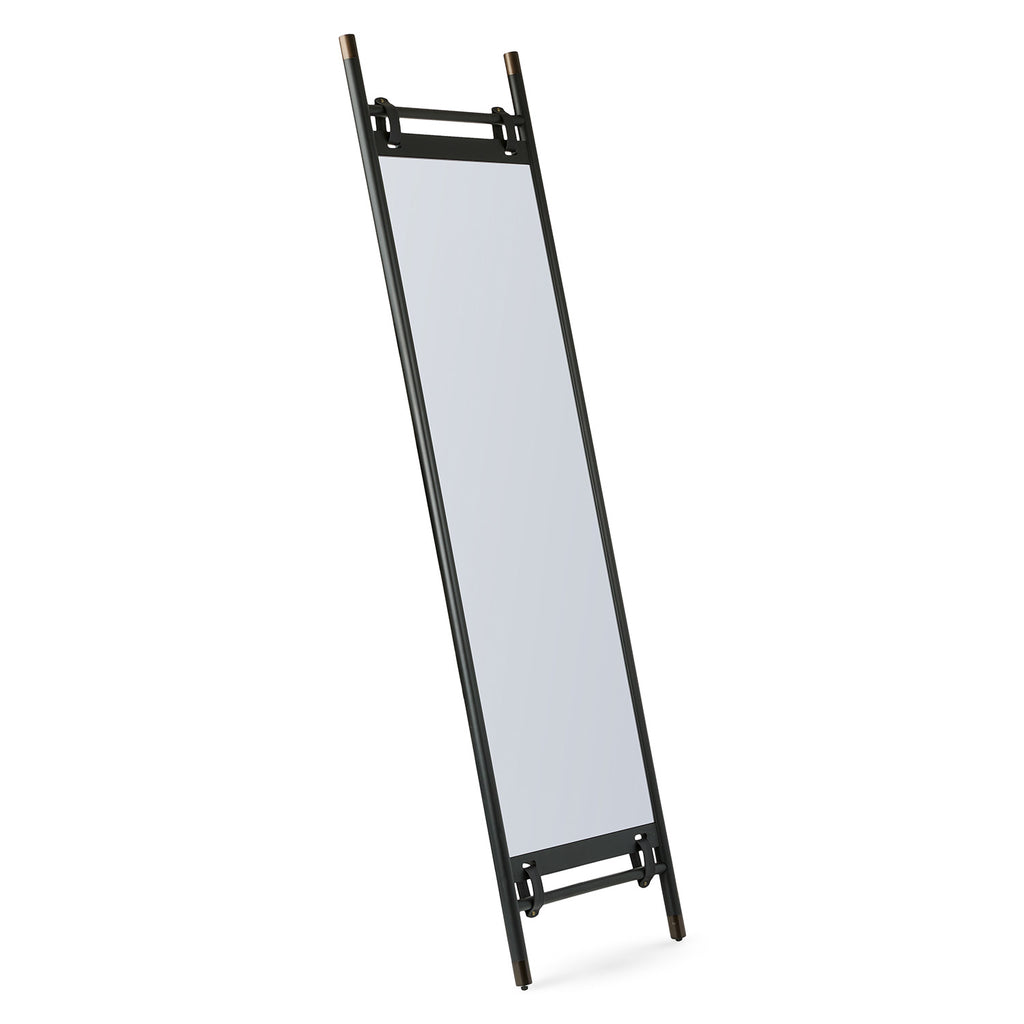 Beau Floor Mirror - Walnut