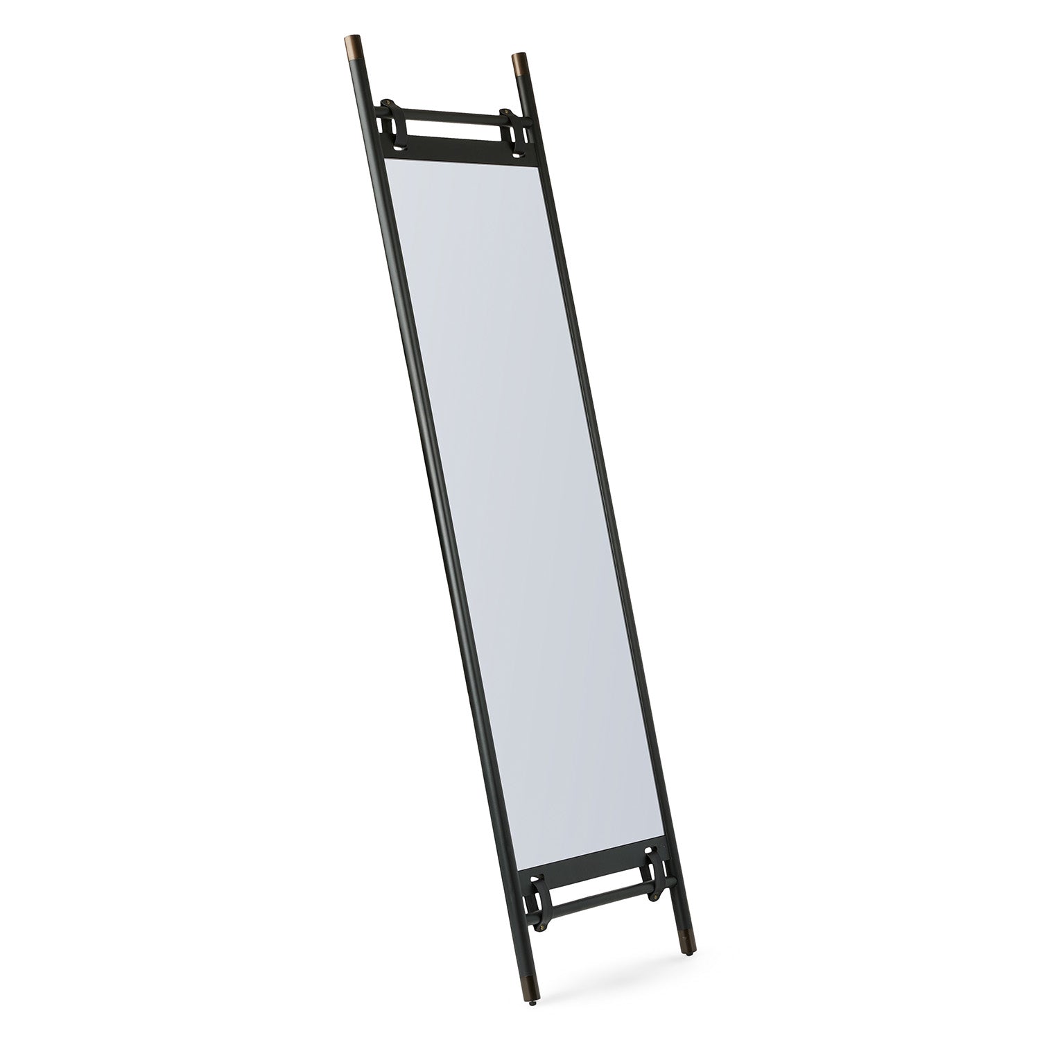 Beau Floor Mirror - Walnut