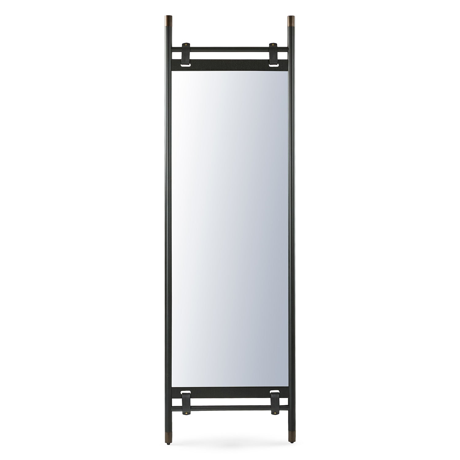Beau Floor Mirror - Walnut