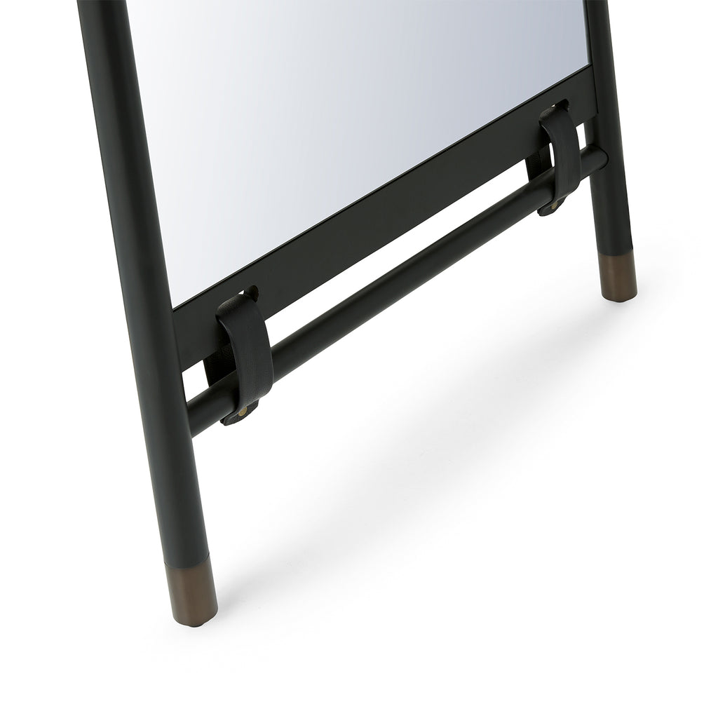 Beau Floor Mirror - Walnut