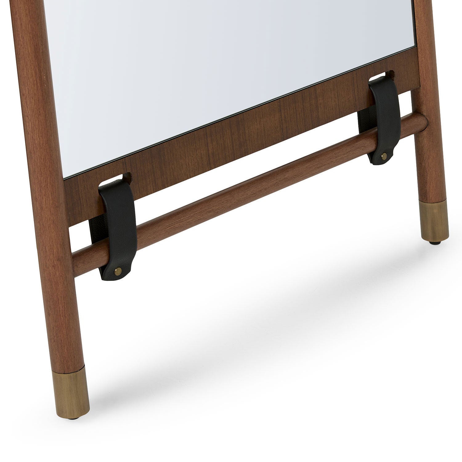 Beau Floor Mirror - Walnut