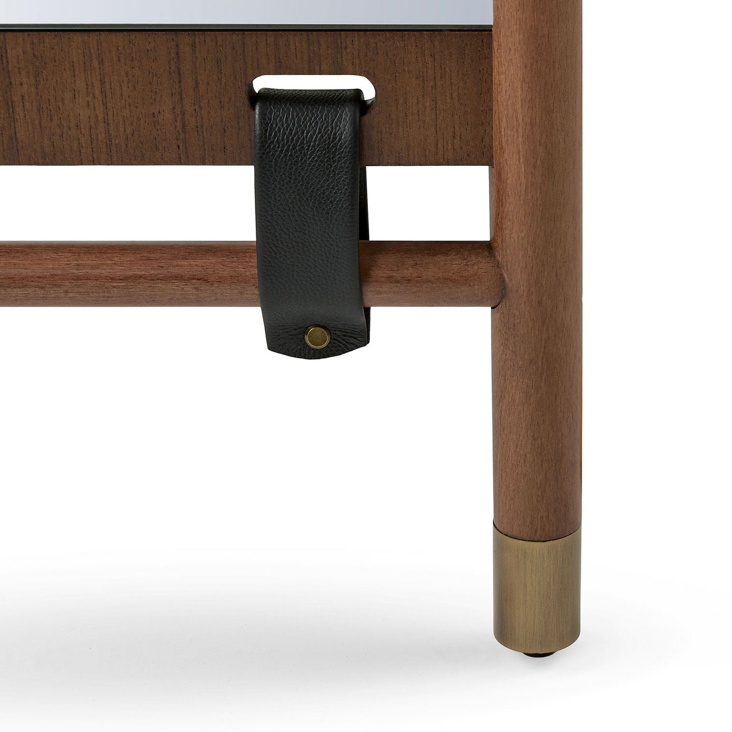 Beau Floor Mirror - Walnut