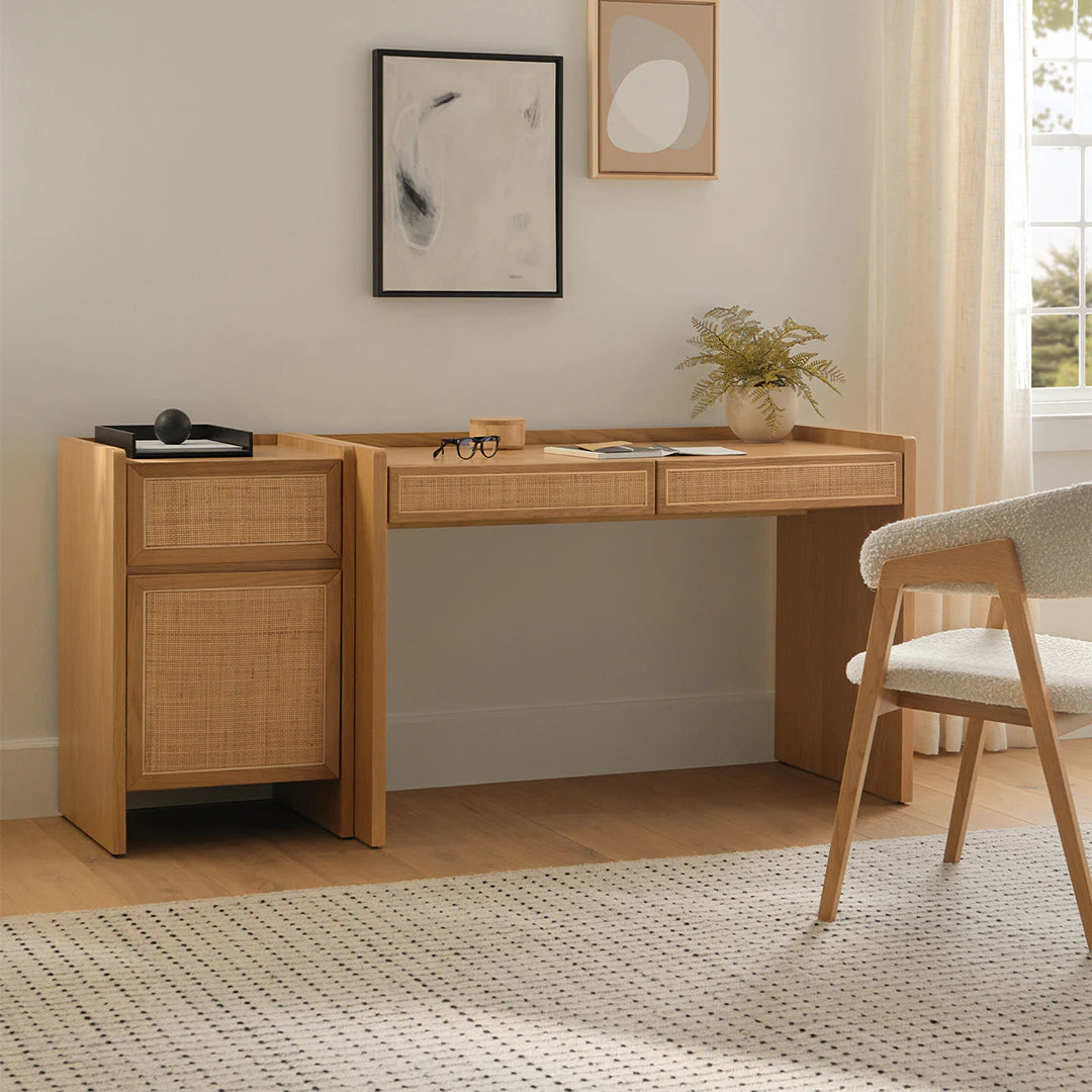 Deca 48" Desk - Oak