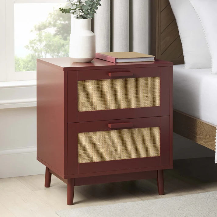Canora 2 Drawer Bedside Table