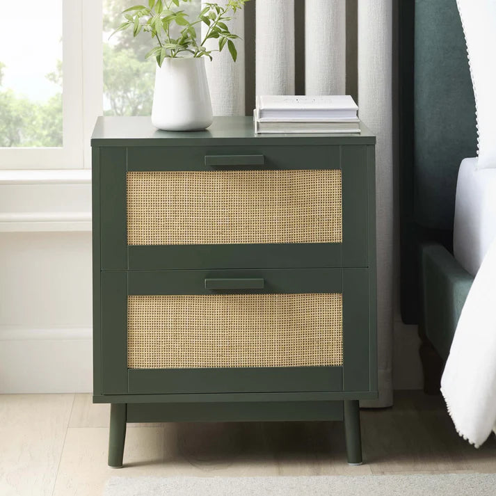 Isla 2 Drawer Bedside Table