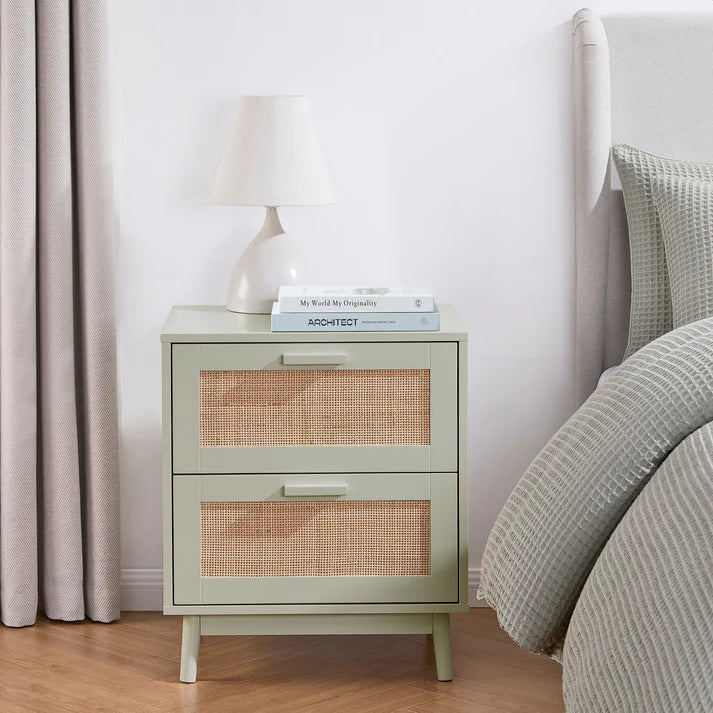 Isla 2 Drawer Bedside Table