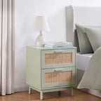 Canora 2 Drawer Bedside Table