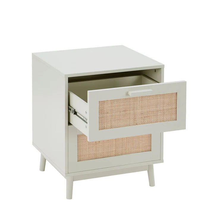 Isla 2 Drawer Bedside Table