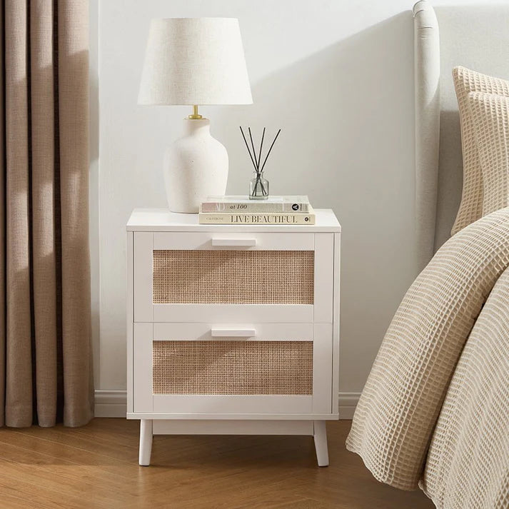 Isla 2 Drawer Bedside Table