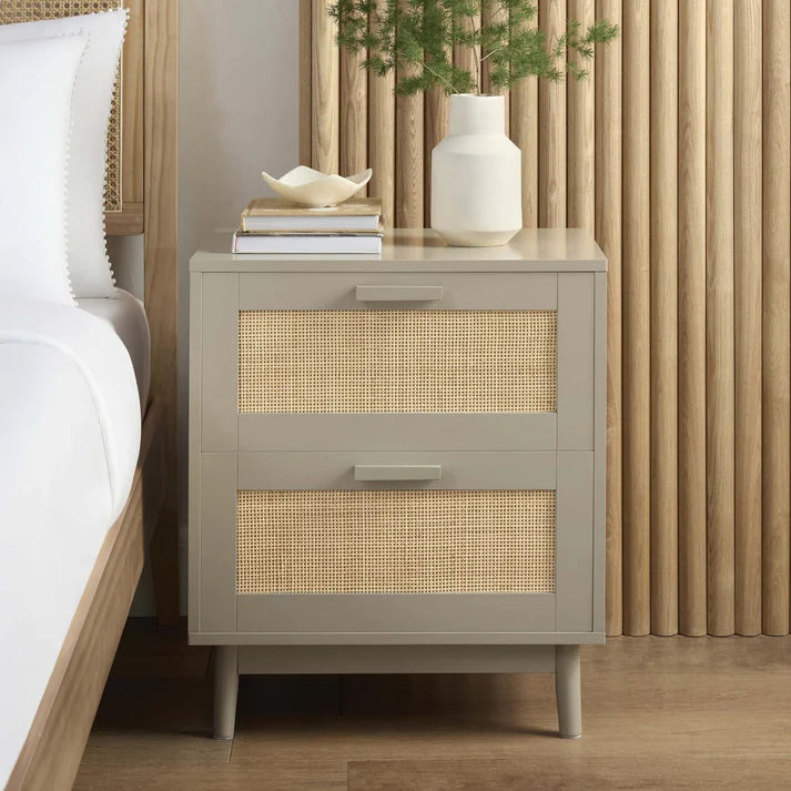 Isla 2 Drawer Bedside Table
