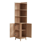Canora Solid Wood Corner Storage Unit | Mamta Handicraft