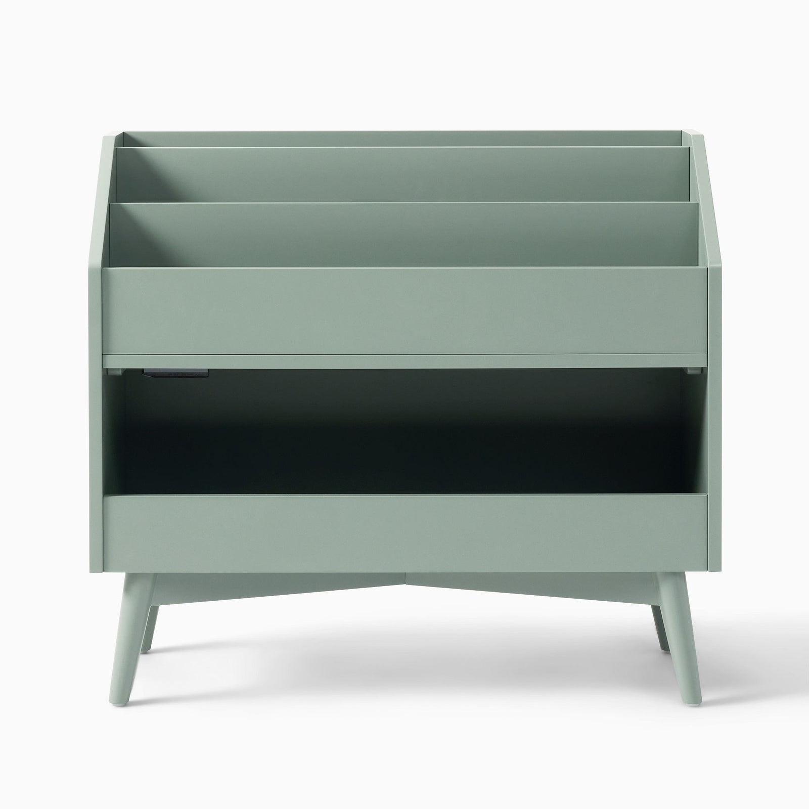Solid Wood Kids Toy Storage with Bookrack | Mamta Handicraft