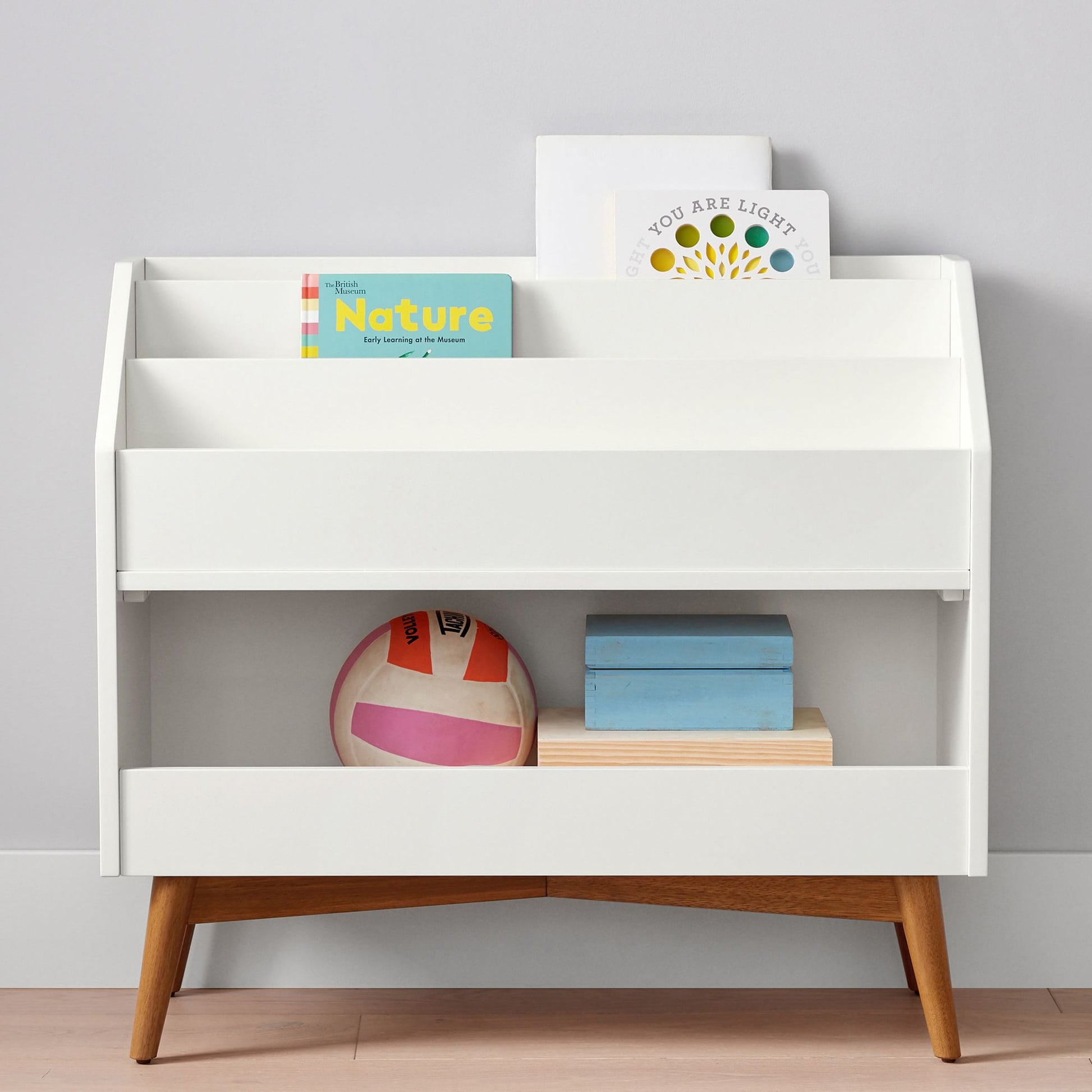 Mid-Century Toy Dump w/ Bookrack