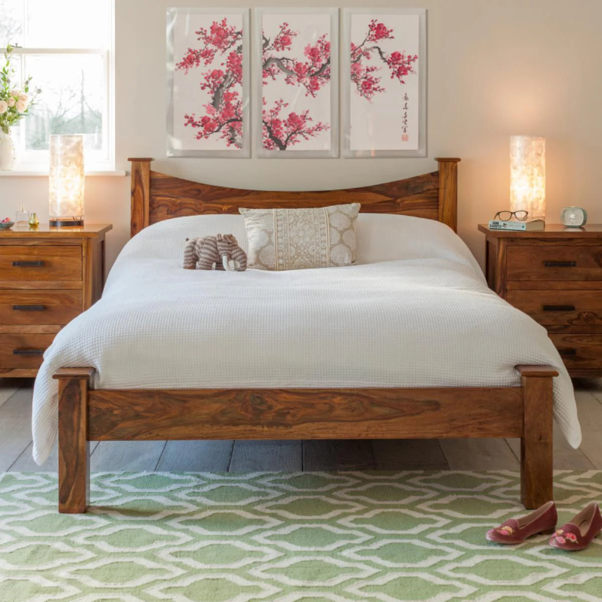 Sierra Curved Bed Headboard Detail | Mamta Handicraft