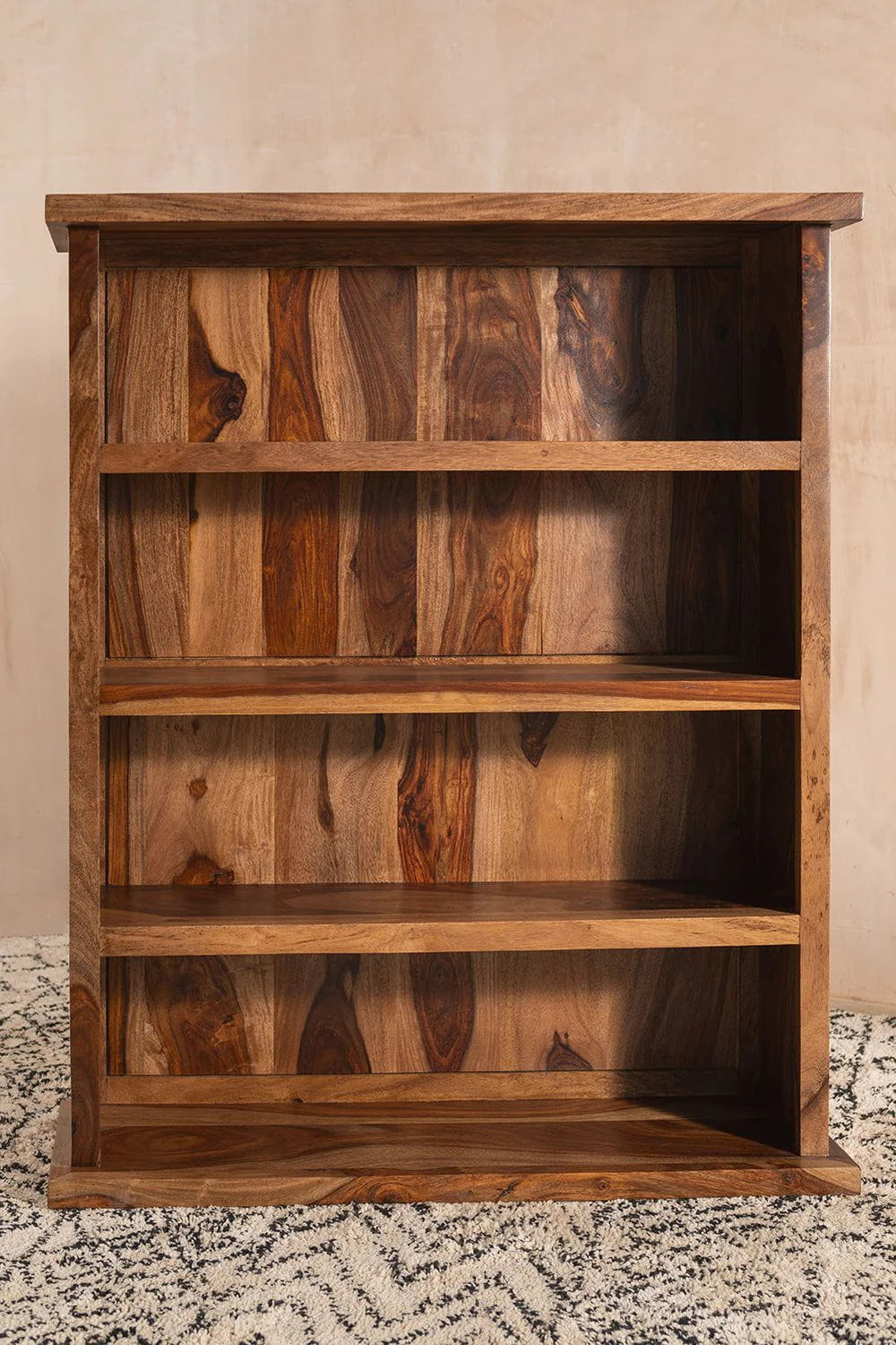 Sierra Sheesham Wood Bookshelf – Modern Space-Saving Design
