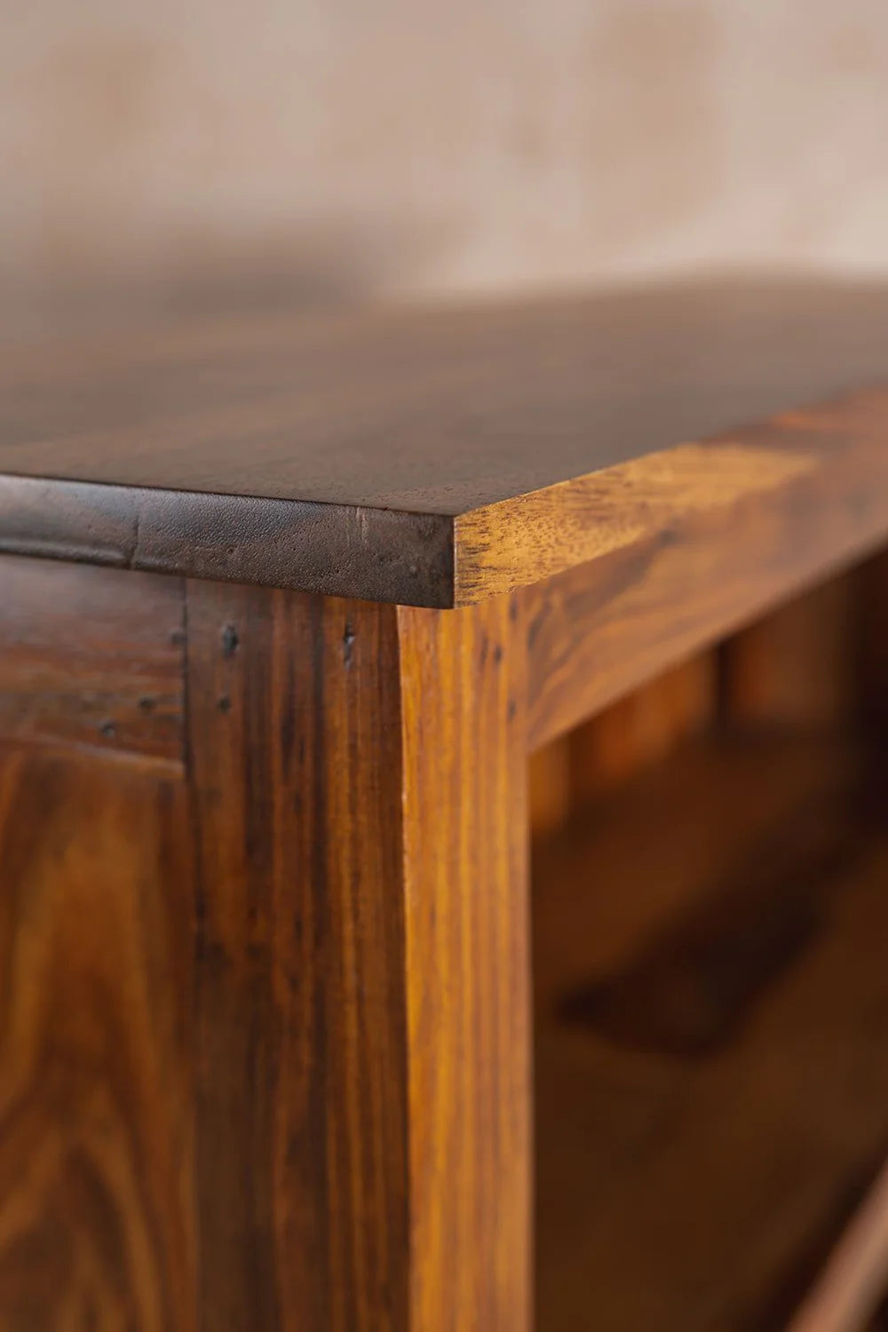 Sierra Solid Wood Bookcase – Mid-Size Storage Shelf