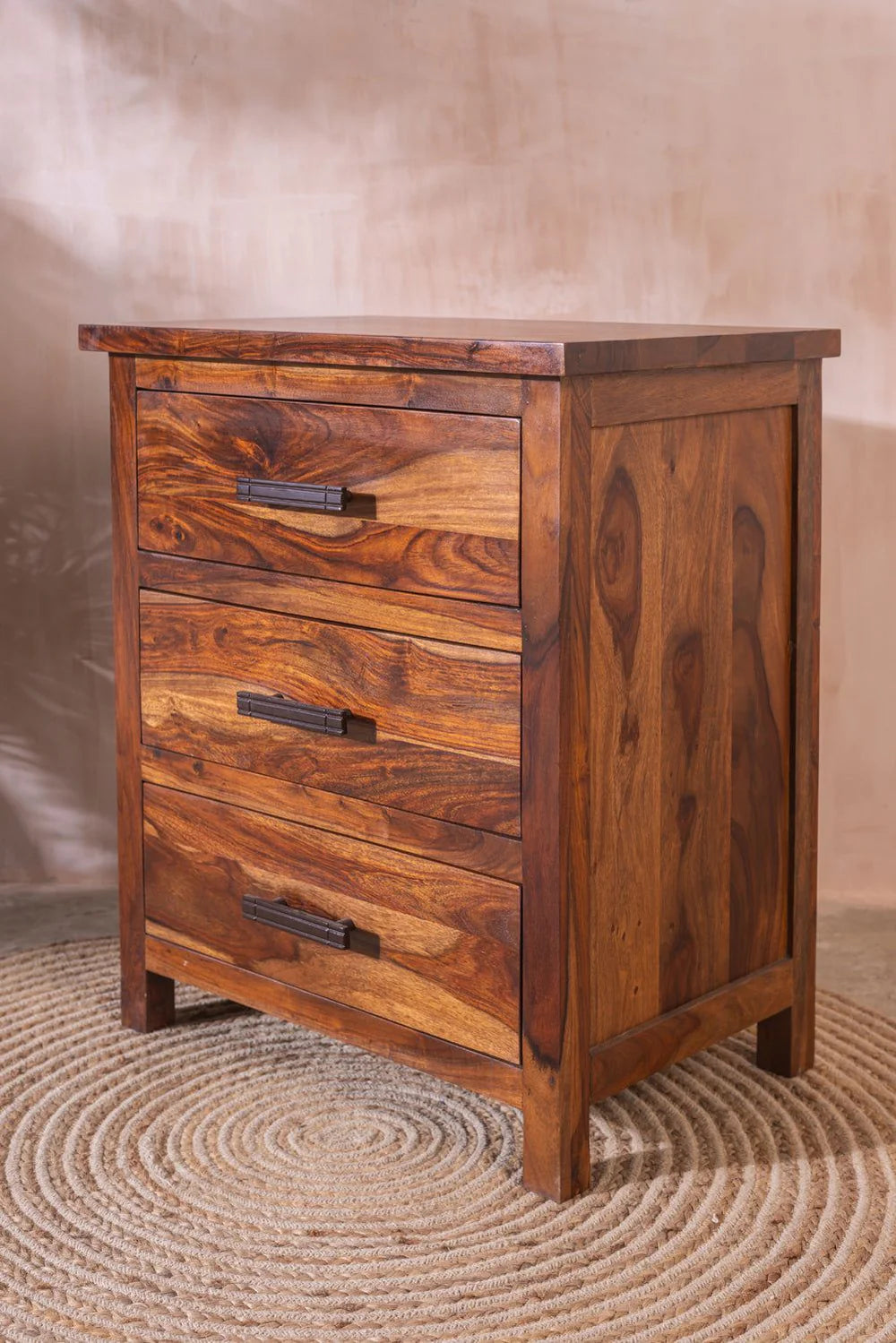 Sierra Luxe Chest of Drawers-Solid Sheesham Wood Storage Unit