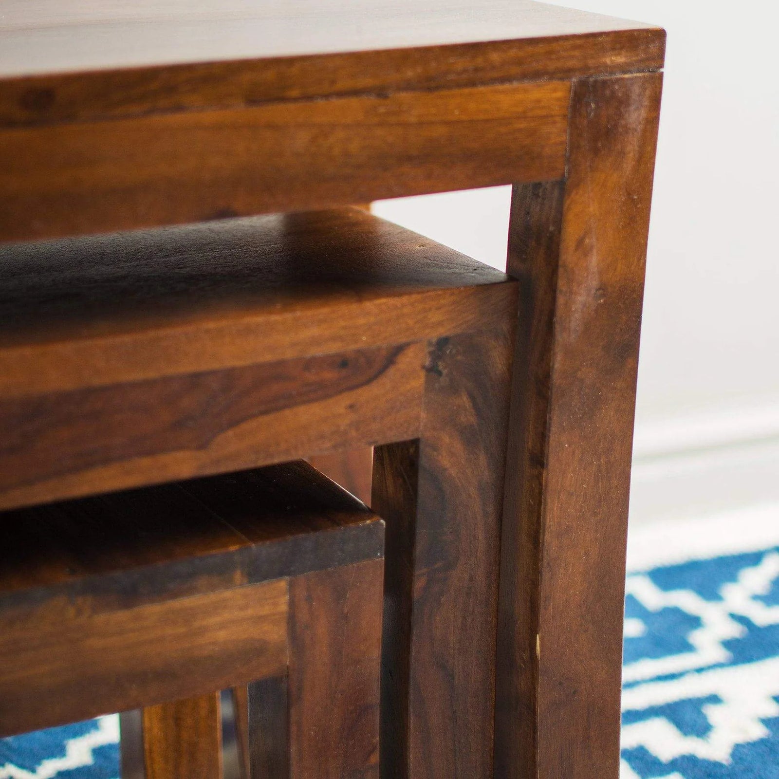 Seiraa Nest of 3 Tables Living Room | Mamta Handicraft