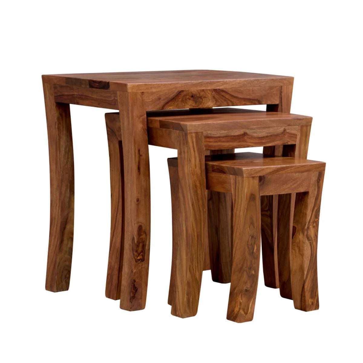 Seiraa Nesting Tables Finish Detail | Mamta Handicraft