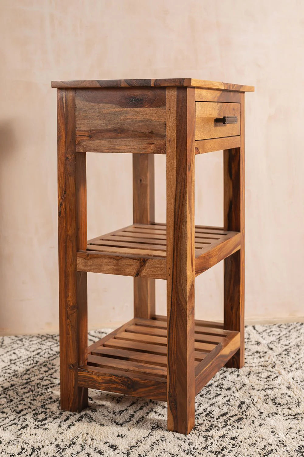 Sierra Side Table Front View | Mamta Handicraft