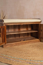 Sierra Storage Trunk Finish Detail | Mamta Handicraft